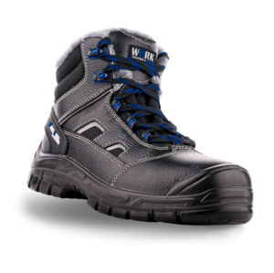 VM Footwear BRUSEL - Teljes értékű bőr magasszárú munkacipő, téli