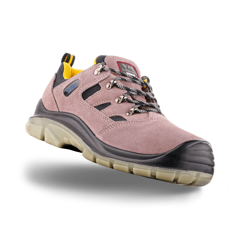 VM Footwear VALENCIA - Velúr bőr alacsony szárú munkacipő textillel kombinálva - 2995-O1