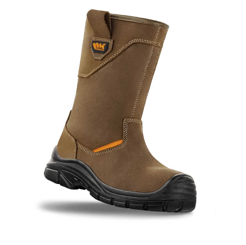 VM Footwear EDINBURGH - Teljes értékű bőr biztonsági csizma, téli design - 5180-S3