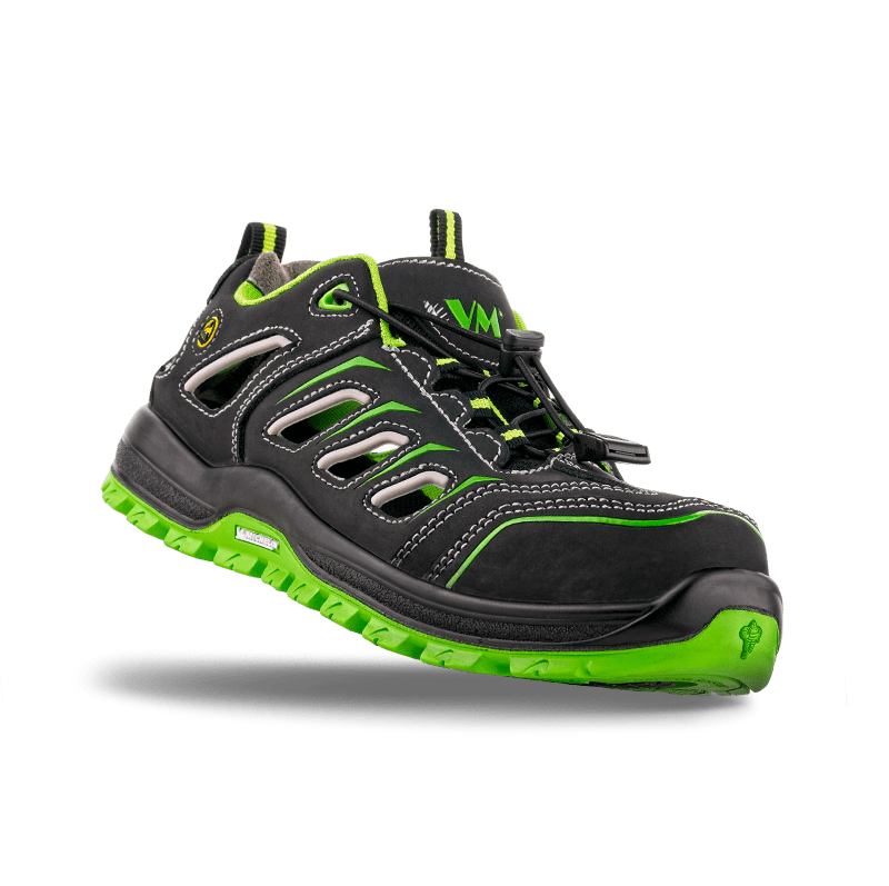 VM Footwear VANCOUVER - Fémmentes tehénbőr biztonsági szandál - 8115-S1P ESD